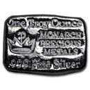 1 oz Hand Poured Silver Bar - MPM 1 oz Hand Poured Silver Bar - MPM